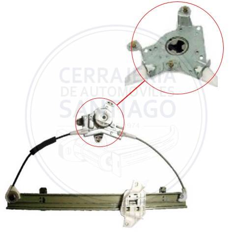 CREMALLERA ALZA VIDRIO HYUNDAI ACCENT 94-97 SIN MOTOR FRH DELANTERA DERECHA