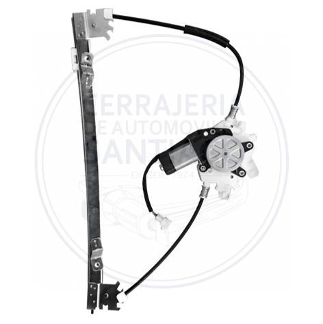 CREMALLERA ALZA VIDRIO RENAULT CLIO 00-06 FLH DELANTERA IZQUIERDA CON MOTOR