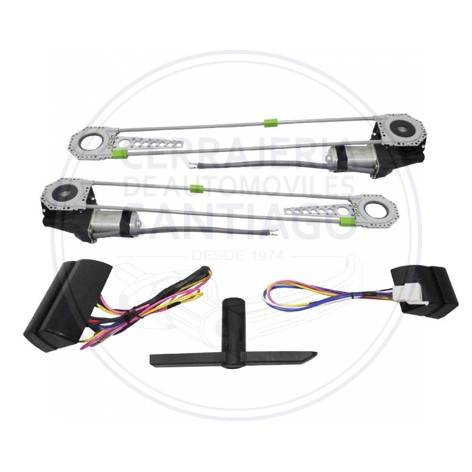KIT PIOLAS ALZA VIDRIO CON MOTOR UNIVERSAL