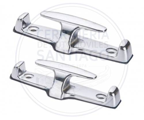 KIT GANCHOS UNIVERSAL AMARRE PICK UP CROMADO