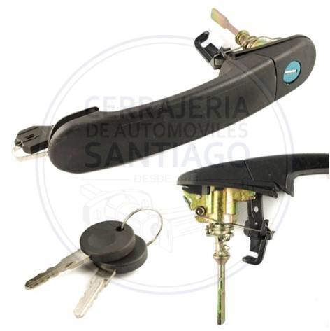 MANILLA EXTERIOR VOLKSWAGEN GOL 99-05 GOLF VENTO 4 PUERTAS CON CILINDRO