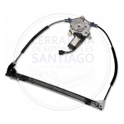 CREMALLERA ALZA VIDRIO RENAULT CLIO 3 PUERTAS FLH CON MOTOR