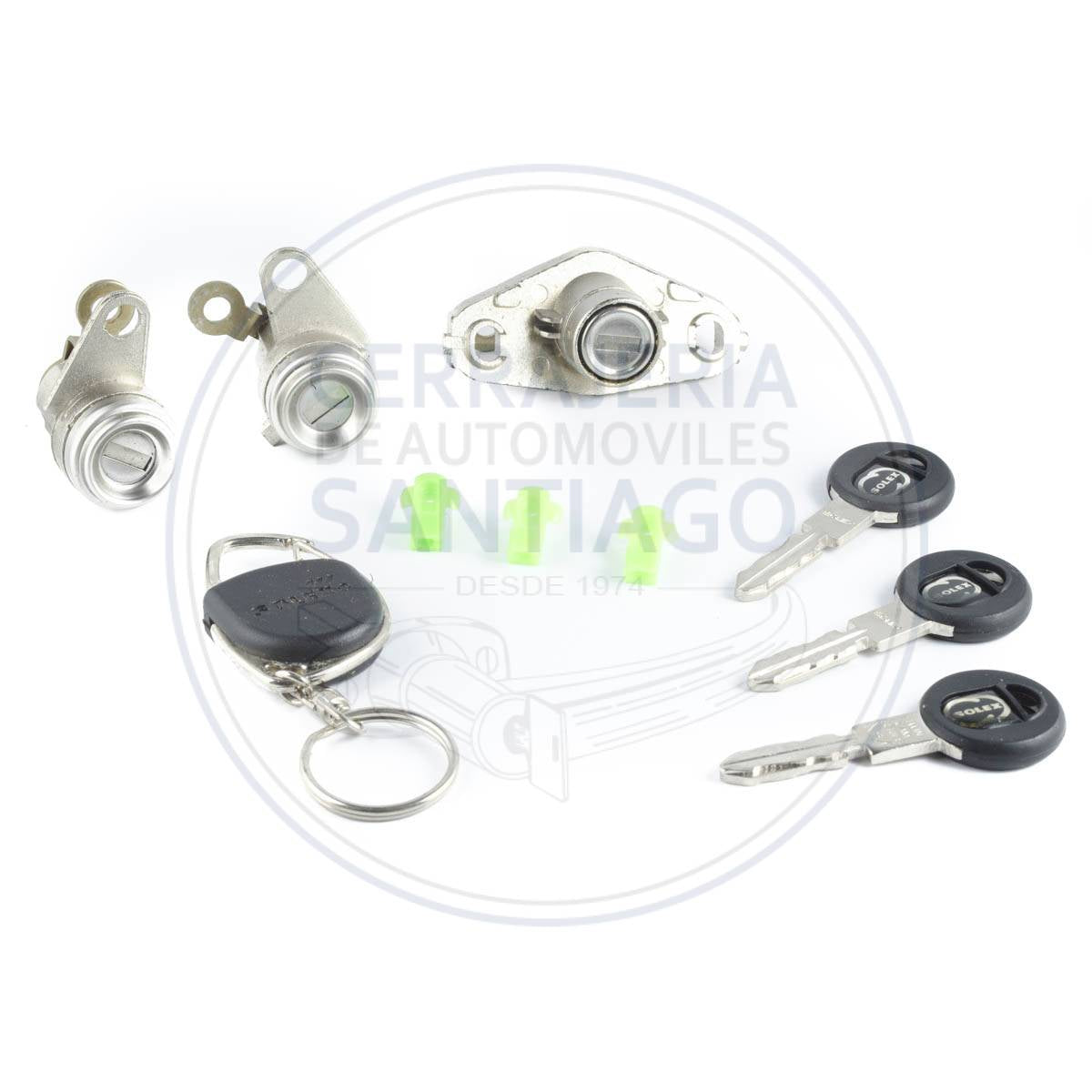 KIT CILINDRO SEGURIDAD TOYOTA COROLLA LLAVE PANTOGRAFICA